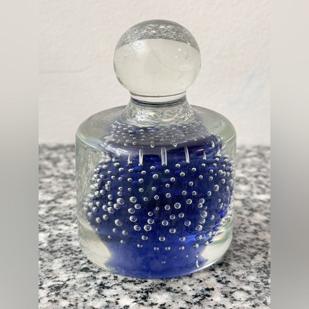 Antique 1960s Sommerso Glass Paperweight - Picture 4 of 4